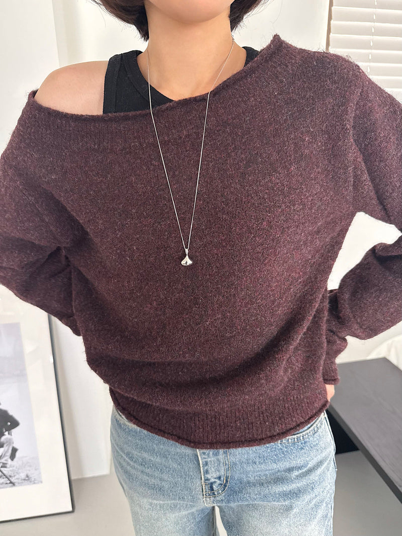 ドロップモチーフ ロングネックレス