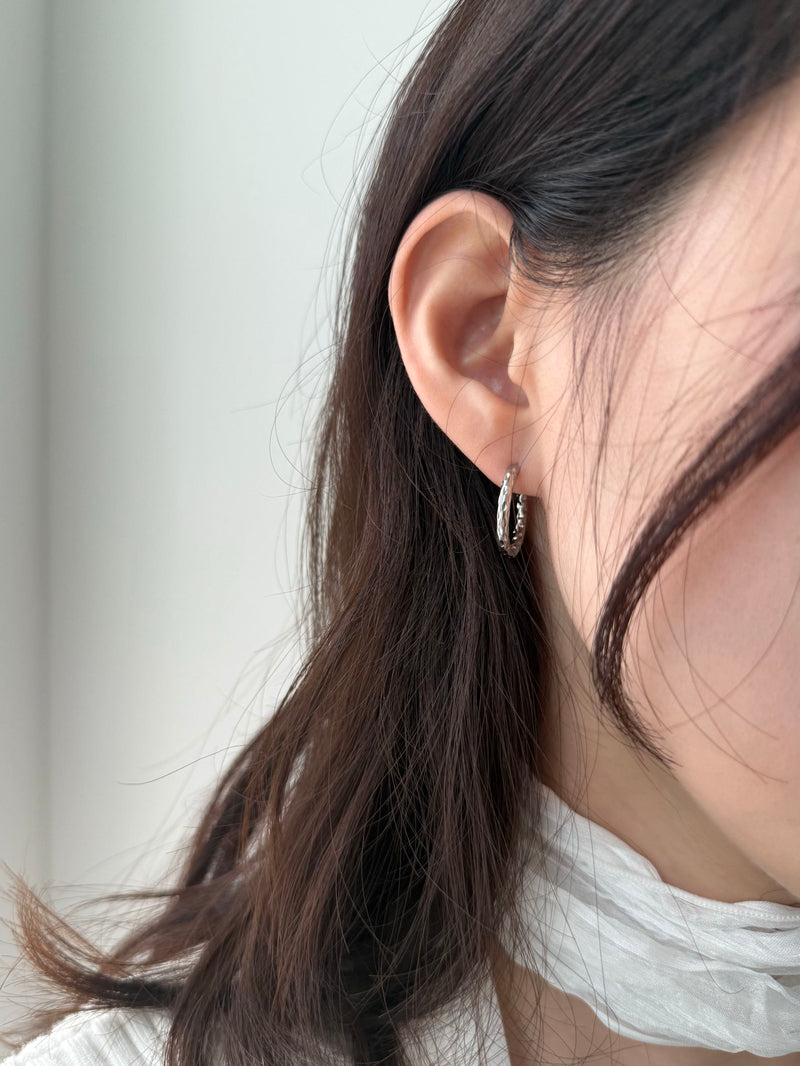 [925 Silver] Triple Cubic Sparkling Ring