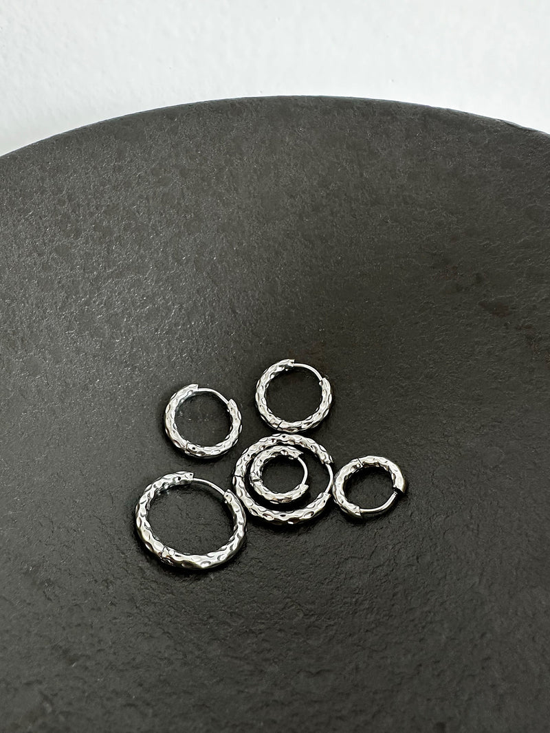 [925 Silver] Triple Cubic Sparkling Ring