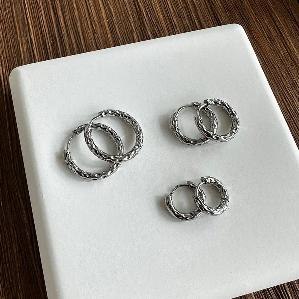 [925 Silver] Triple Cubic Sparkling Ring