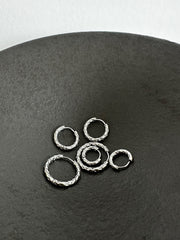 [925 Silver] Triple Cubic Sparkling Ring