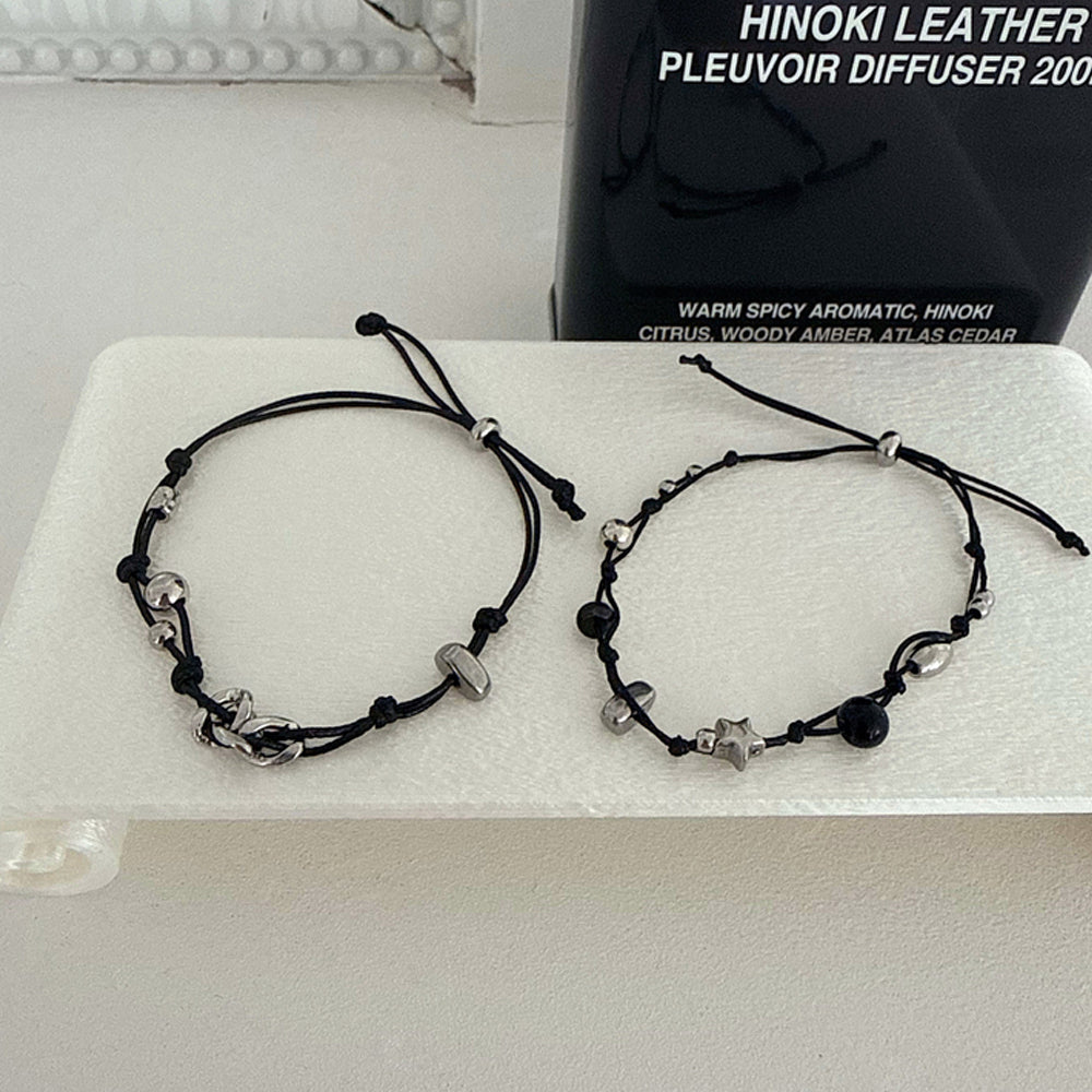 [925 Silver] สร้อยข้อมือพลอยรูปลูกบอลฟองสบู่ (3สี)