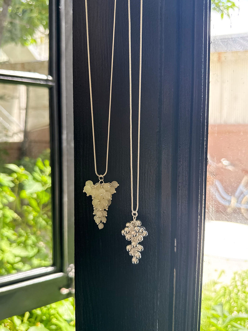 [Surgical] Autumn Color String Heart Long Necklace (3 colors/adjustable length)