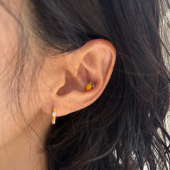 [925 Silver] เจาะ X-Line (2 แบบ) 20G เจาะร่างกาย เจาะหลัง เจาะกระดูกอ่อน 
