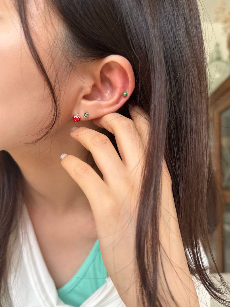 [925 Silver] เจาะ X-Line (2 แบบ) 20G เจาะร่างกาย เจาะหลัง เจาะกระดูกอ่อน 