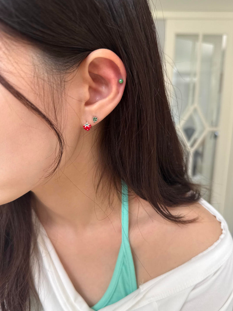 [925 Silver] เจาะ X-Line (2 แบบ) 20G เจาะร่างกาย เจาะหลัง เจาะกระดูกอ่อน 