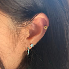 [サージカル]ルキーフラワー ピアッシング (4Color) 16G