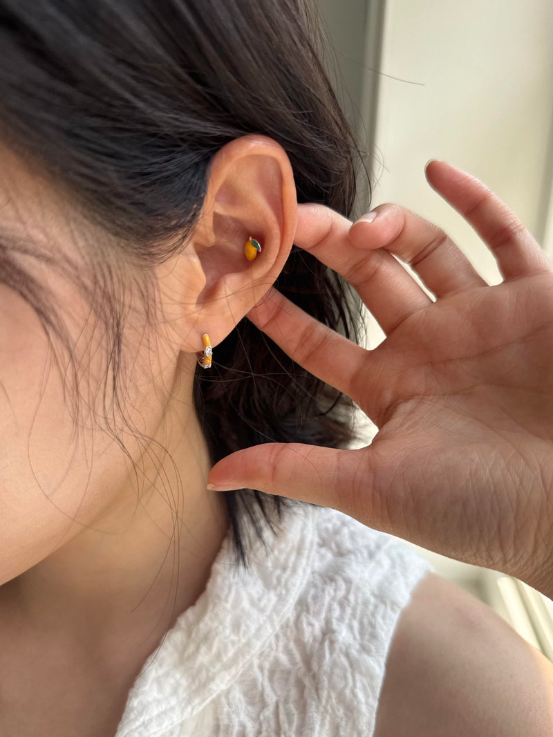 [Surgical] Cross X Piercing (2 types/3 colors) 16G 