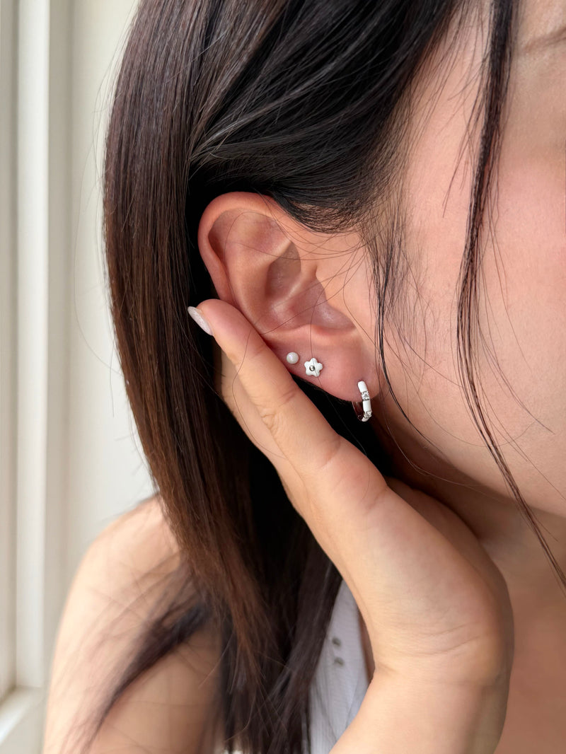 [Surgical] Cross X Piercing (2 types/3 colors) 16G 