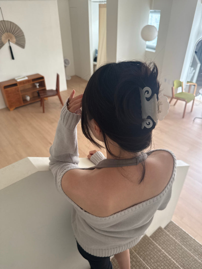 クラシカルシェル ヘアクリップ（3Color）