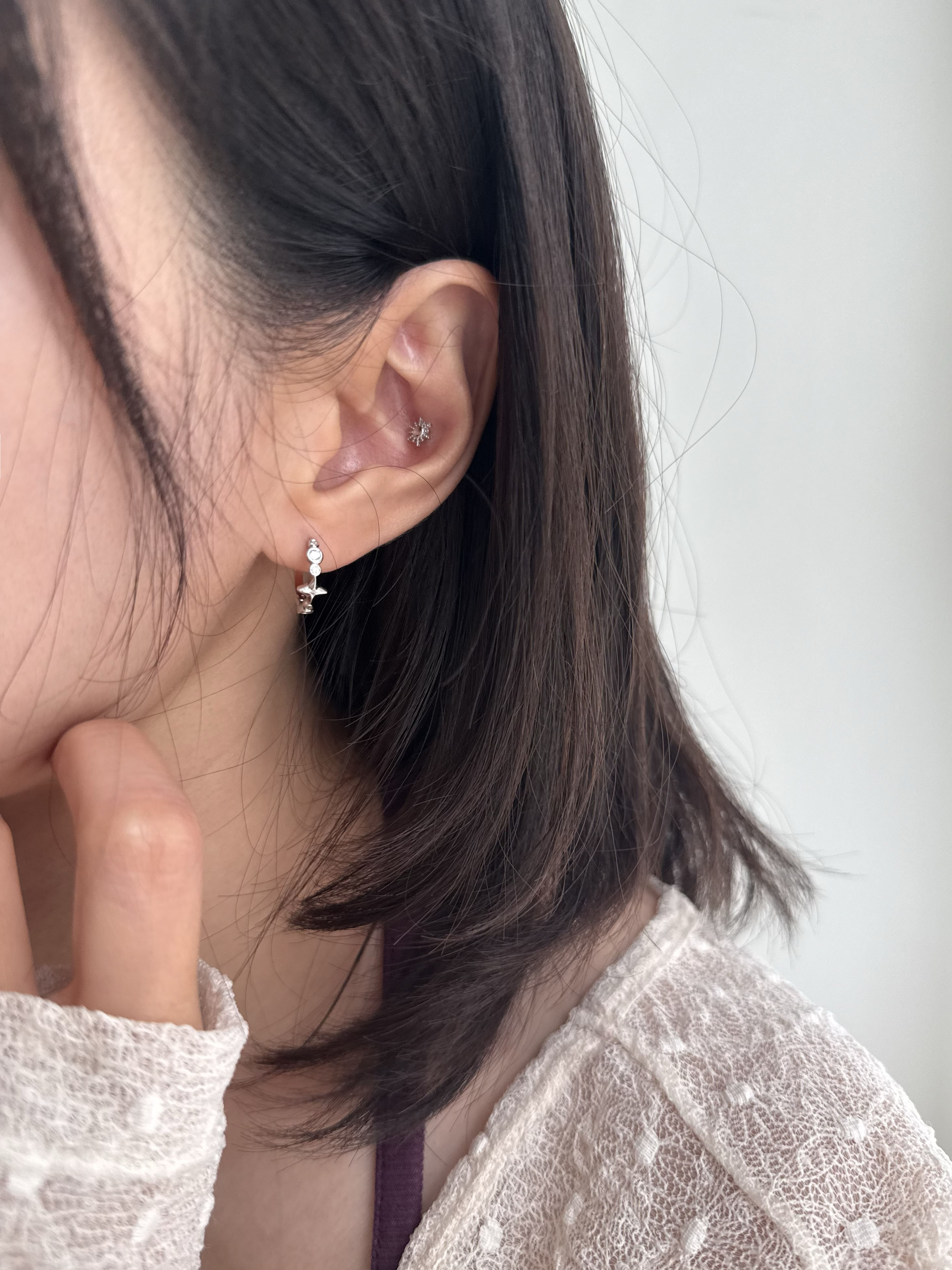 [全サージカル] NEW スターモチーフピアス (7Type) ボディピアス 16G ピアッシング