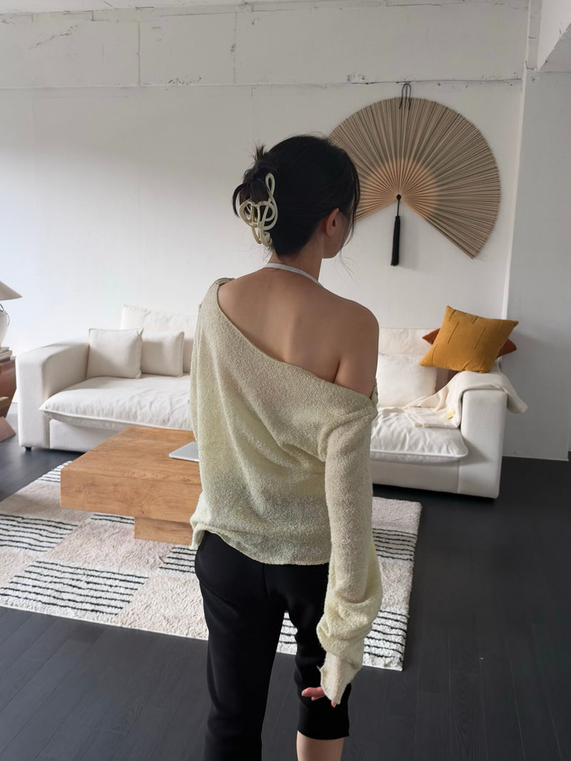 ト音記号 モチーフ アセテート バンスクリップ（4Color）ヘアクリップ