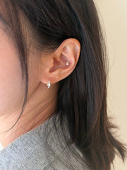 [925 Silver] Triple Cubic Sparkling Ring