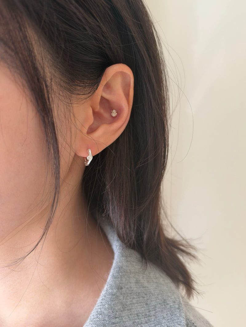 [925 Silver]アンティーク オーナメント ピアス（3Type）20G ボディピアス スパイラル オーナメン