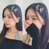 [2個SET] ガラガラ ドロップ ヘアピン Hair soo&soo 