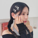 [2個SET] ガラガラ ドロップ ヘアピン Hair soo&soo 