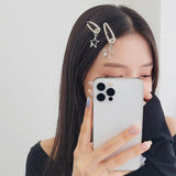 [2個SET] ガラガラ ドロップ ヘアピン Hair soo&soo 
