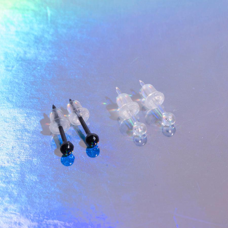 3mmシリコンピアス Earrings SET ME UP♡ 