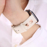 【5色-バンド単品】スクエア リベット 本革 applewatchバンド apple watch バンド givgiv 