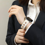 【5色-バンド単品】スクエア リベット 本革 applewatchバンド apple watch バンド givgiv 