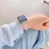 【5色】 スリム クリアー バンド Applewatch専用 apple watch バンド givgiv 