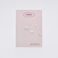 [925 Silver]アニーリボンピアッシング[4セット] Piercing 10000won 