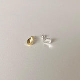 [925 Silver]凹んだ水滴ピアス Earrings The Klang 