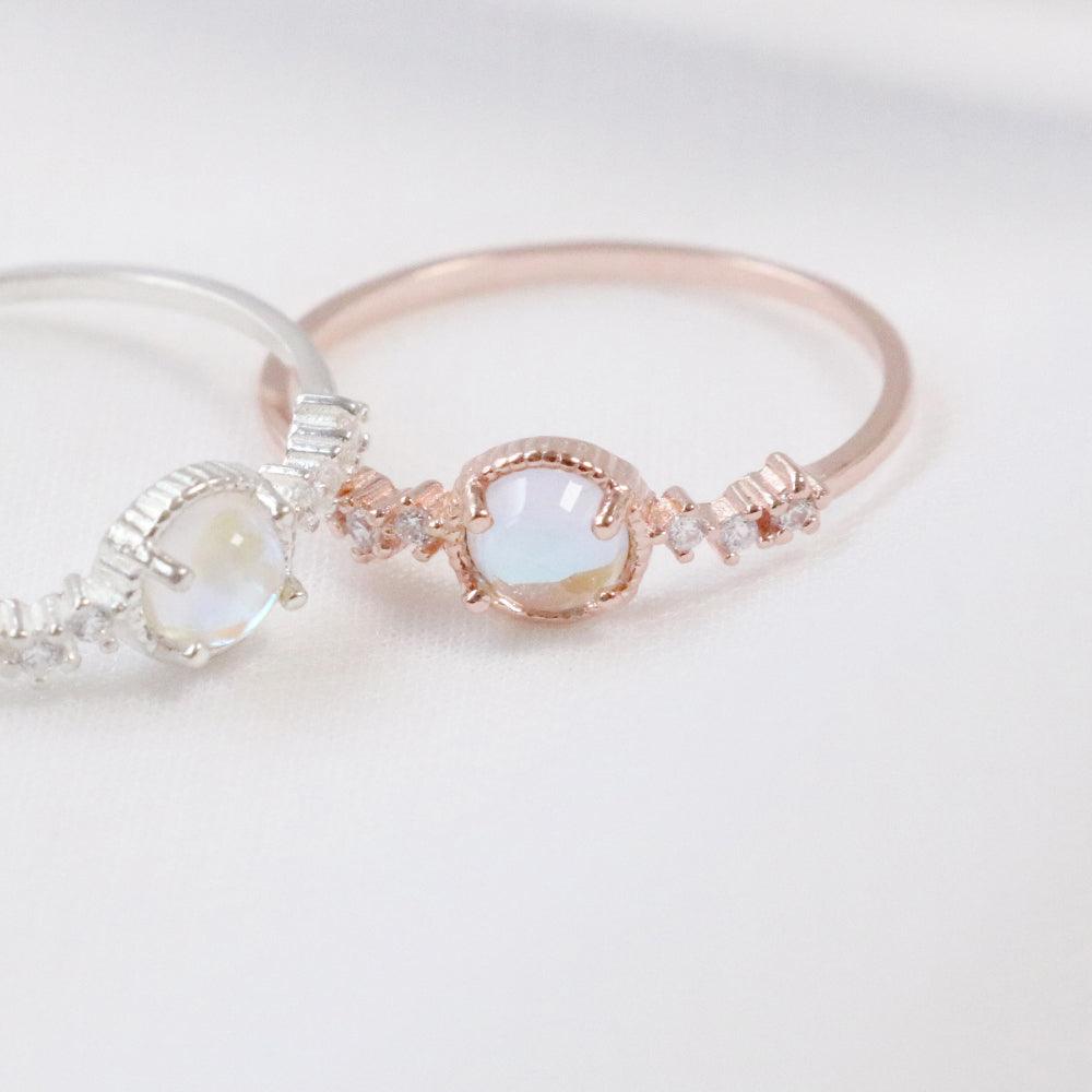 [925 Silver]Aurora Ring リング ring bling moon 