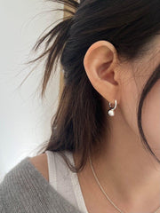 [925 Silver]ボールポイントリングピアス Earrings younglong-seoul 