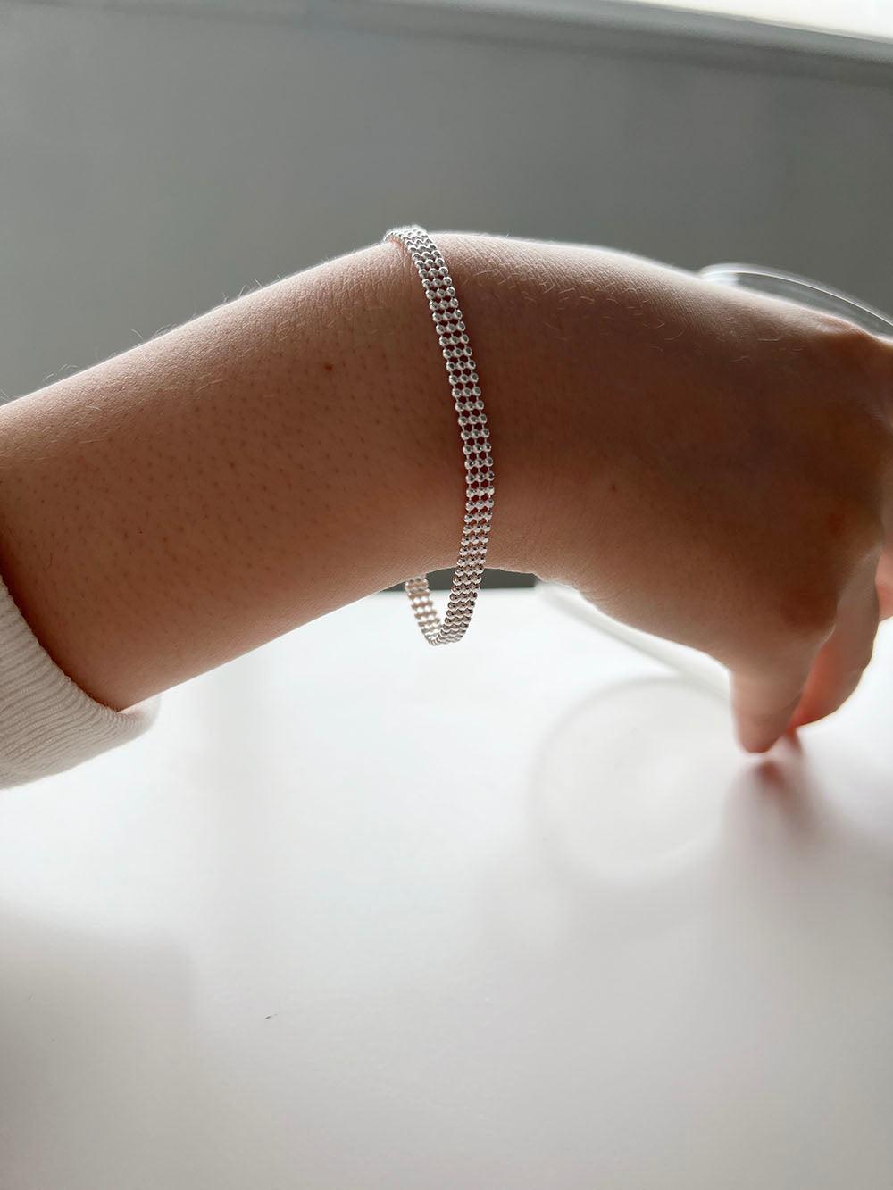 [925 Silver]ボールレースブレスレット Bracelet The Klang 