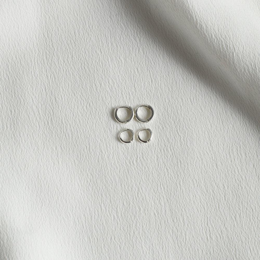 [925 Silver]超ミニ6mmワンタッチリングピアス Earrings 10000won 