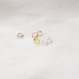 [925 Silver]超スリムシーリングリングピアス Earrings 10000won 