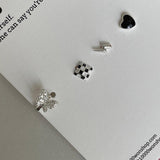 [925 Silver]チェッカーボードピアッシング[4セット] Piercing 10000won 