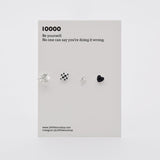 [925 Silver]チェッカーボードピアッシング[4セット] Piercing 10000won 