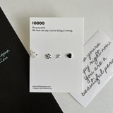 [925 Silver]チェッカーボードピアッシング[4セット] Piercing 10000won 