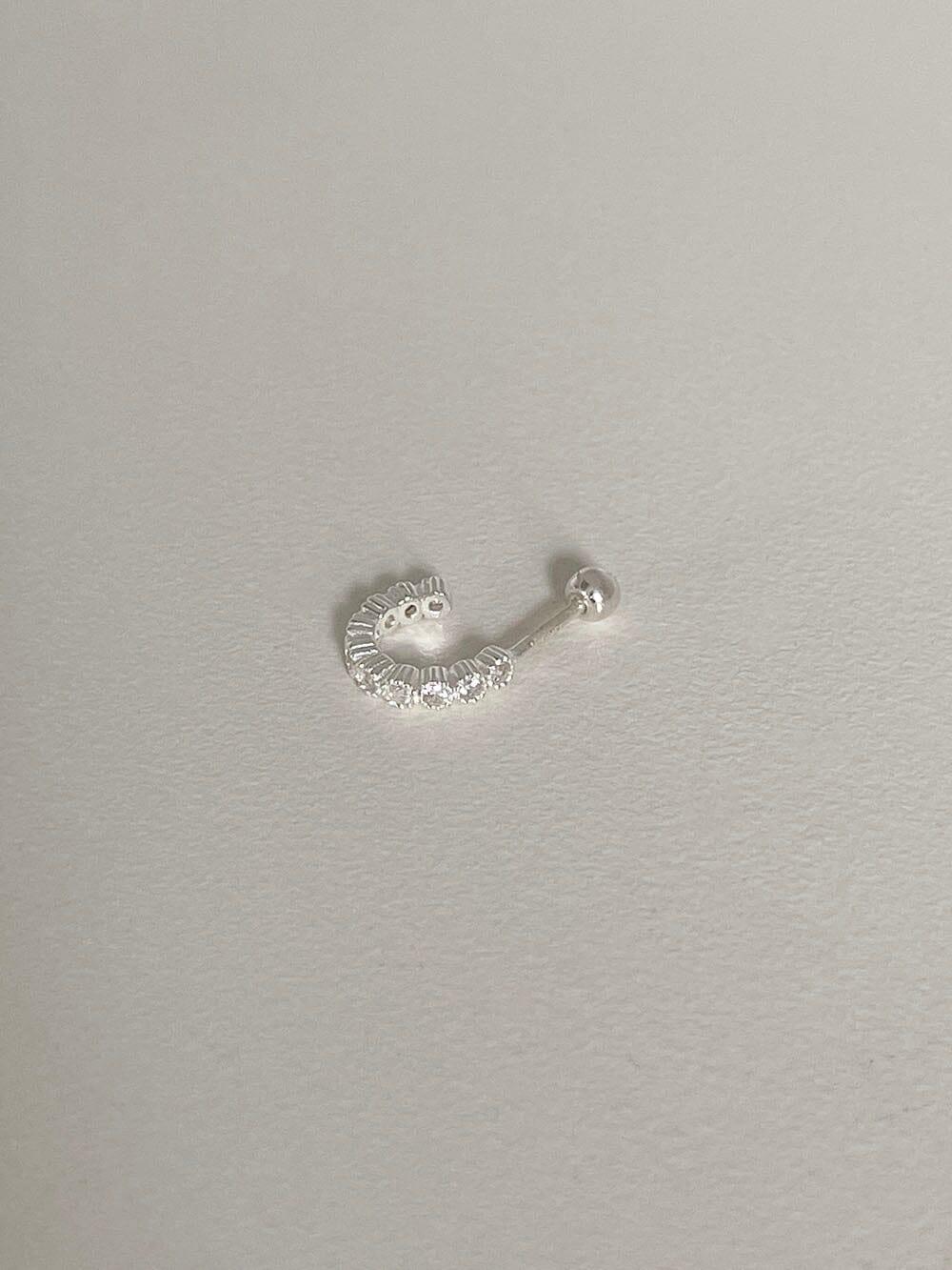 [925 Silver]チオ・キュービック・リングピアス Earrings The Klang 