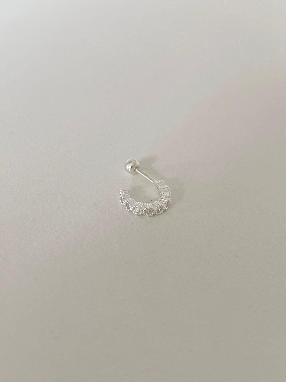 [925 Silver]チオ・キュービック・リングピアス Earrings The Klang 