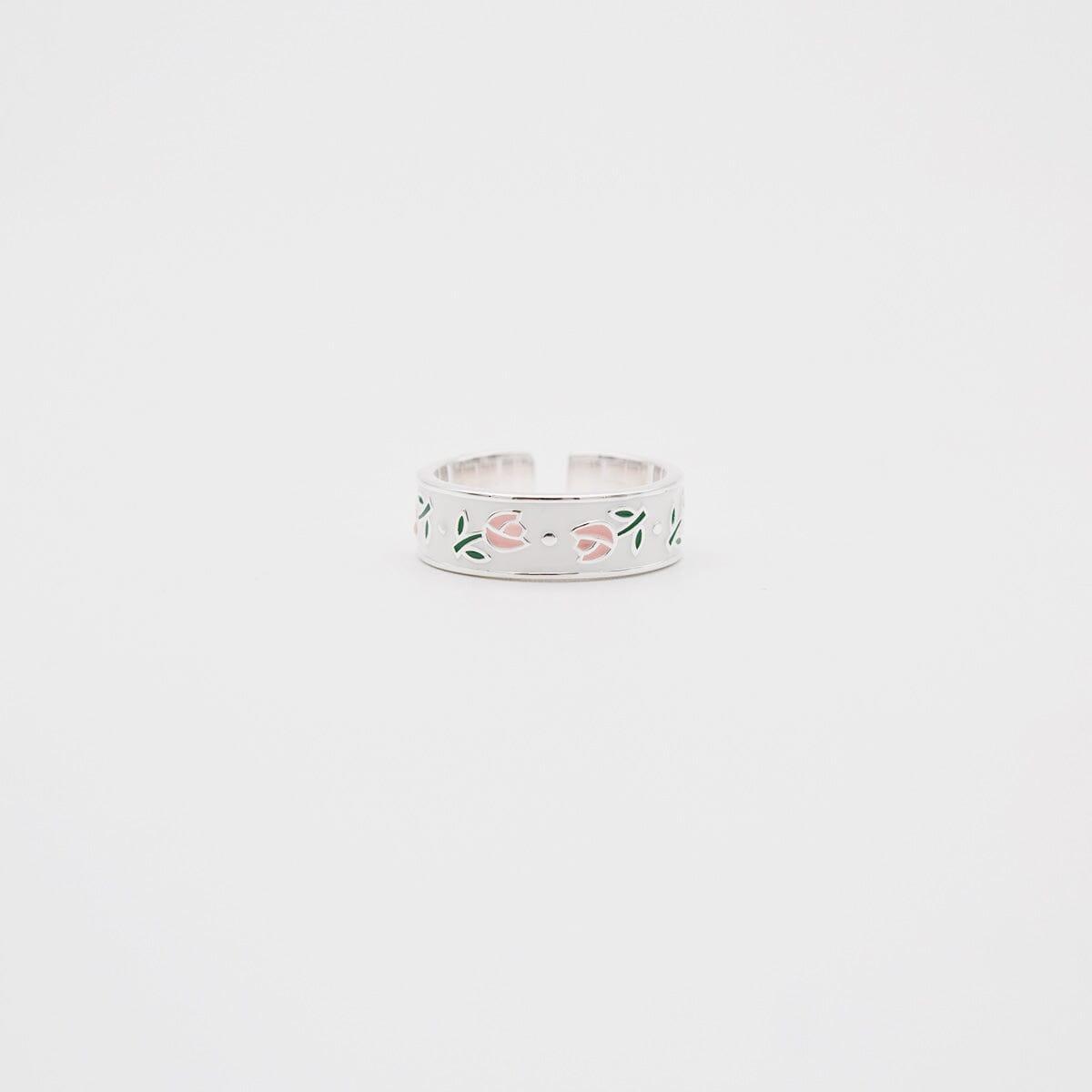 [925 Silver]チューリップ フリーサイズ・リング ring 10000won 