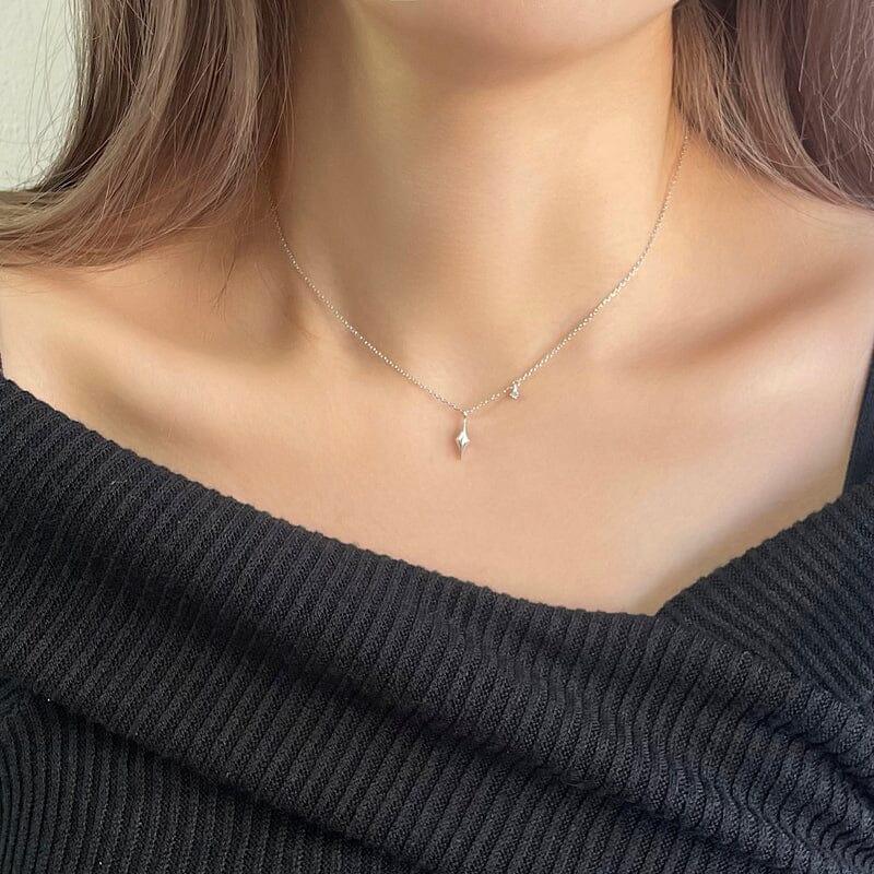 [925 Silver]ダブル フラッシュ ネックレス necklace younglong-seoul 