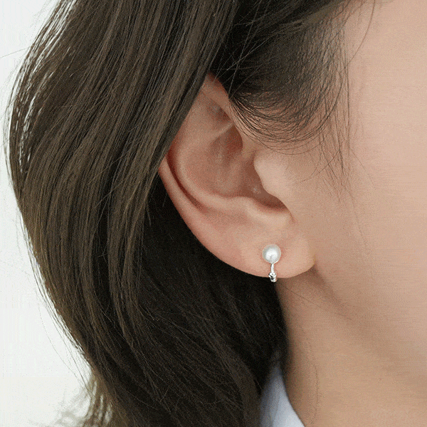 [925 Silver]淡水真珠リングピアス Earrings soo&soo 