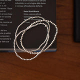 [925 Silver]デイリーシルバーボールブレスレット Bracelet 10000won 