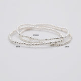 [925 Silver]デイリーシルバーボールブレスレット Bracelet 10000won 