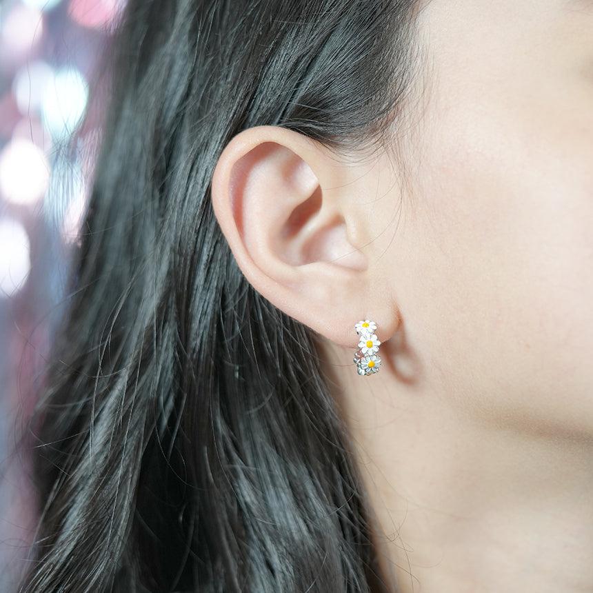 [925 Silver]デイジーリングピアス Earrings SET ME UP♡ 