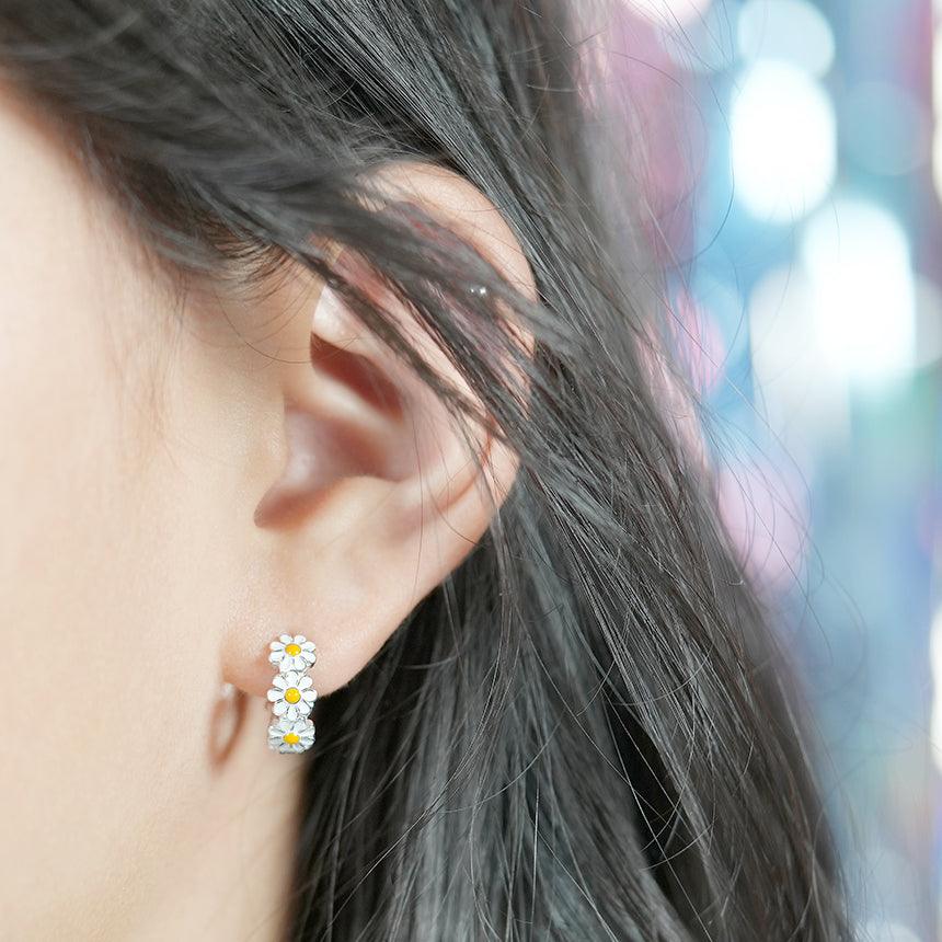 [925 Silver]デイジーリングピアス Earrings SET ME UP♡ 