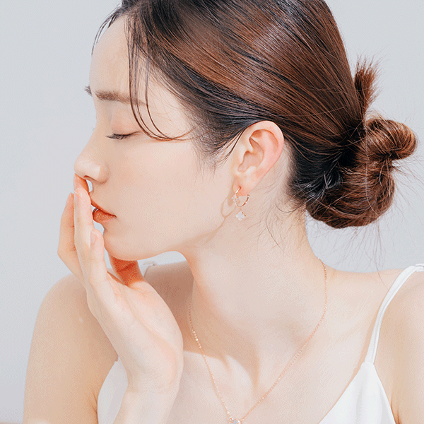 [925 Silver]グレースプールピアス (4Color) Earrings soo&soo 