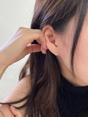 [925 Silver]グリーミング・スパークル・スター・ピアス Earrings younglong-seoul 