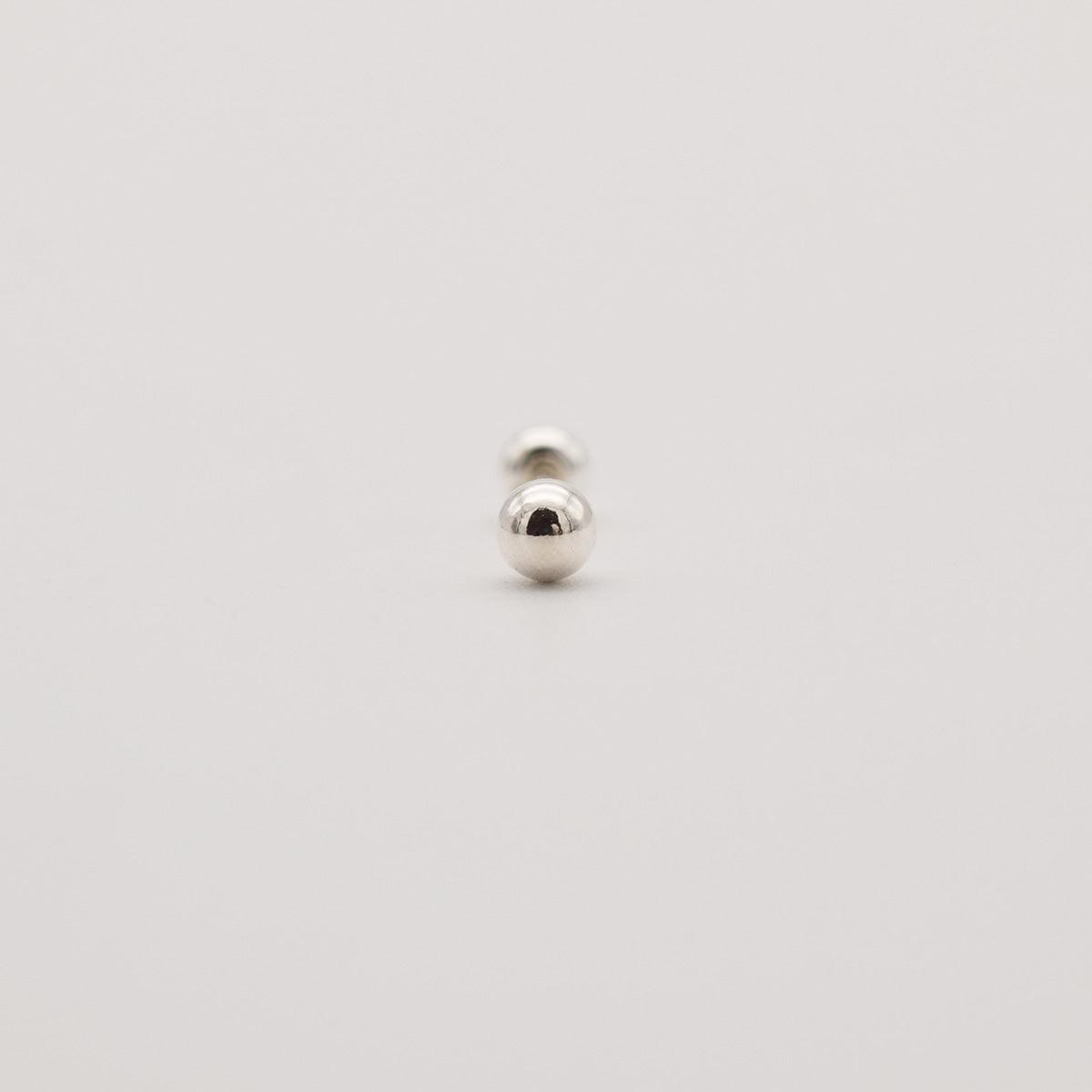 [925 Silver]ホワイト丸い花ピアス[4セット] Earrings 10000won 