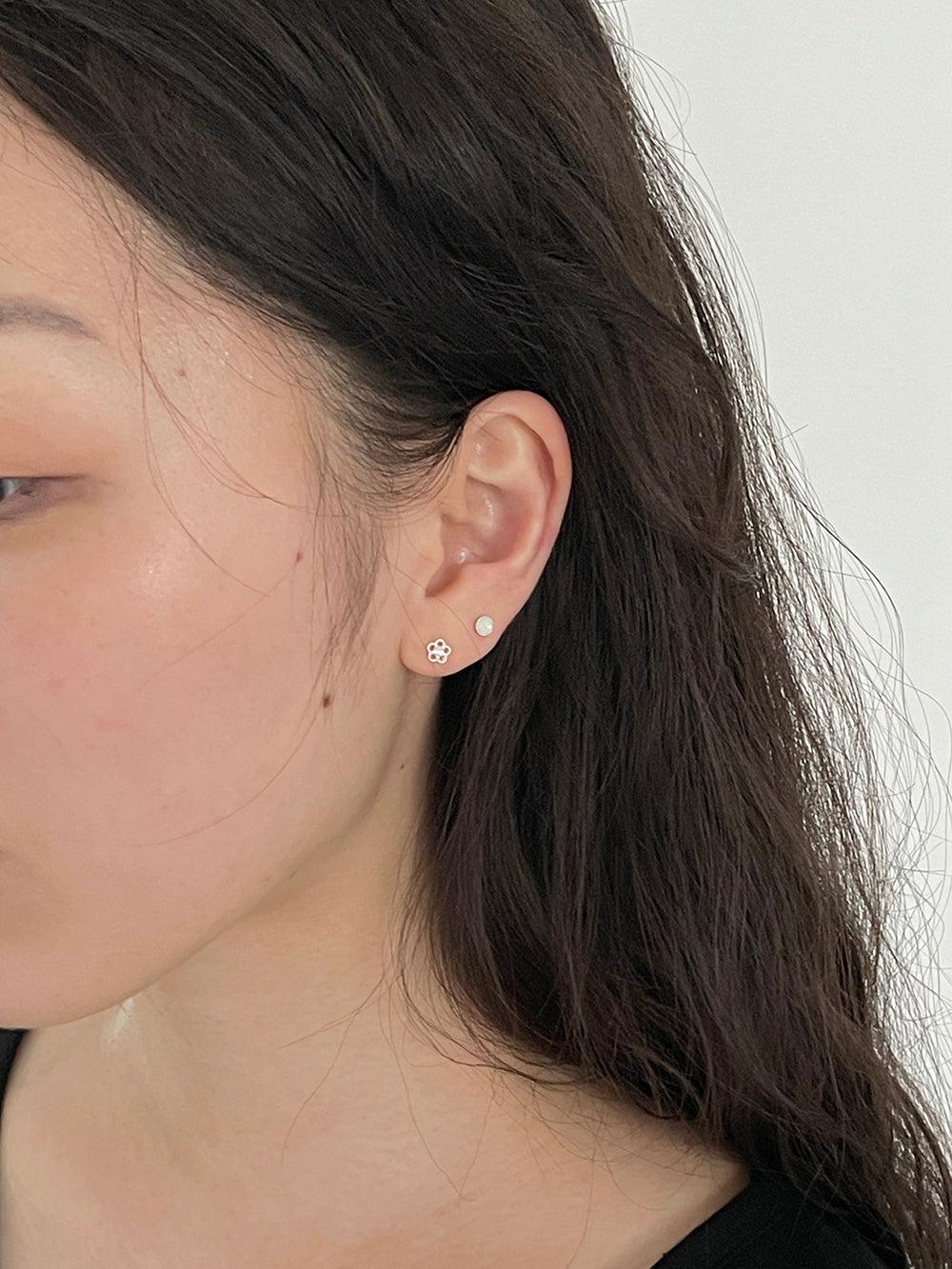 [925 Silver]フルーツゼリー原石ピアス Earrings The Klang 