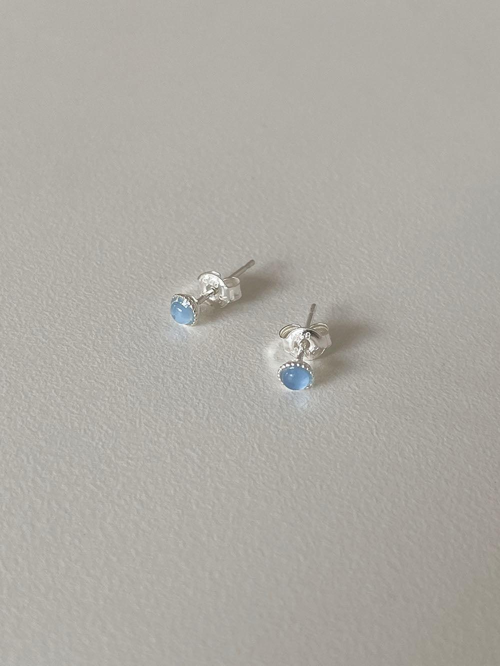 [925 Silver]フルーツゼリー原石ピアス Earrings The Klang 