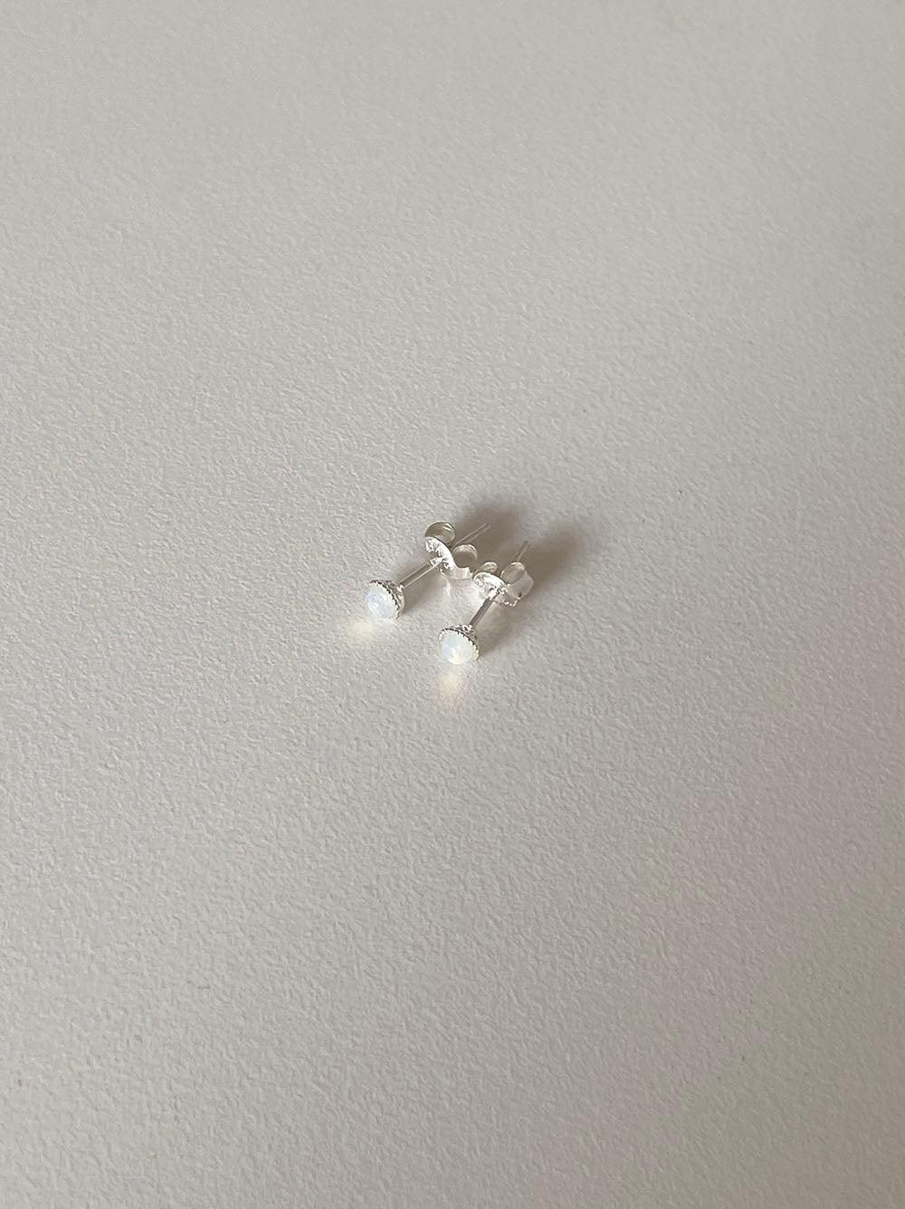 [925 Silver]フルーツゼリー原石ピアス Earrings The Klang 